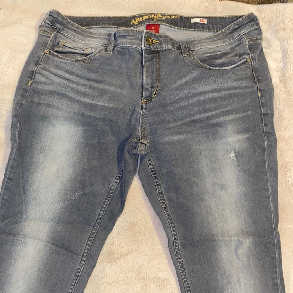 Gray Arizona size 13 super skinny jeans